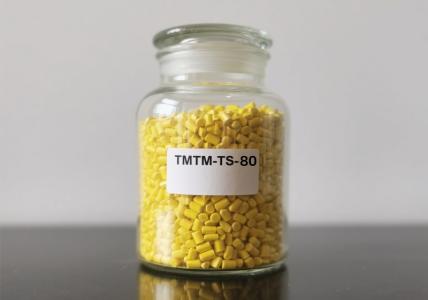 Uso de TMTM(TS)-80 en compuestos NR, SBR y NBR